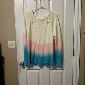 Colorful Gradient Women's Sweater